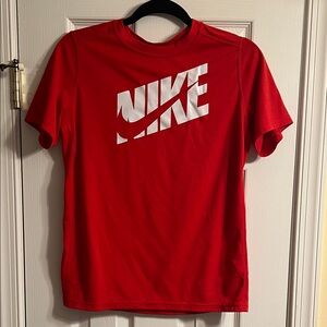 Nike Boys Bold Red Short Sleeve Tee